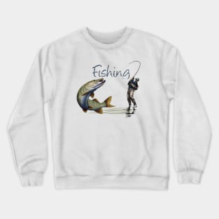 Fishing Crewneck Sweatshirt